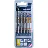5szt wierteł uniwersalnych, mocowanie 1/4", IMPULZOR, ALPEN [0058100005100]