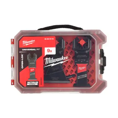 9 brzeszczotów do cięcia drewna, metalu, PVC, OPEN-LOK MILWAUKEE [48859119]