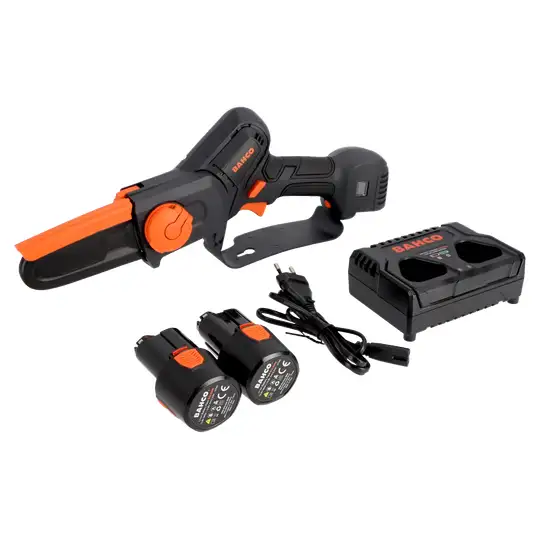 Akumulatorowa kompaktowa piła łańcuchowa 90 mm, 2x2.5Ah, Bahco [BCL104]