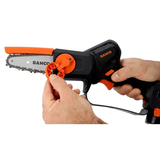Akumulatorowa kompaktowa piła łańcuchowa 90 mm, 2x2.5Ah, Bahco [BCL104]