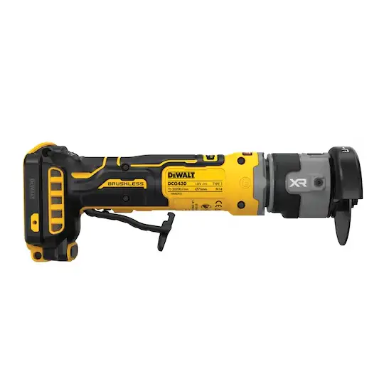 Akumulatorowa kompaktowa szlifierka, 76mm, 18V XR, COMPACT, DEWALT [DCG430N-XJ]