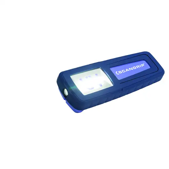 Akumulatorowa lampa inspekcyjna LED z funkcją światła UV, UV-FORM, SCANGRIP [03.5408]