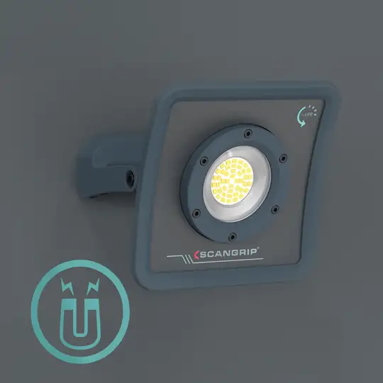 Akumulatorowa lampa robocza multi-LED, 2000 lm, 7.2V/3.2Ah, USB-C, NOVA R, SCANGRIP [03.6201]