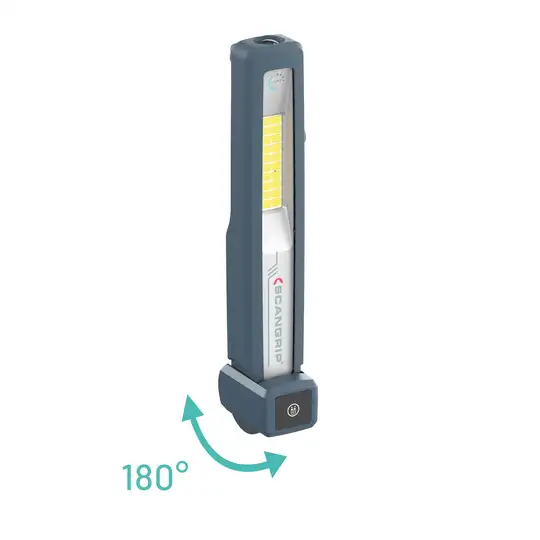 Akumulatorowa latarka 2w1, 150 lm, USB-C, UNIPEN, SCANGRIP [03.6209]