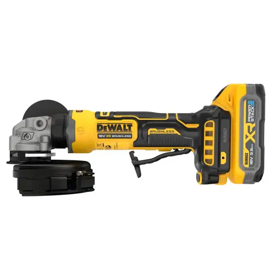 Akumulatorowa szlifierka kątowa 125mm, 2x3.5Ah, 18V XR, COMPACT, DEWALT [DCG404S2T-QW]