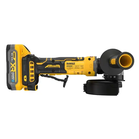 Akumulatorowa szlifierka kątowa 125mm, 2x3.5Ah, 18V XR, COMPACT, DEWALT [DCG404S2T-QW]