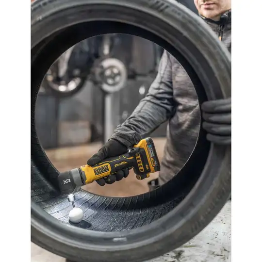 Akumulatorowa szlifierka trzpieniowa kątowa 18V XR, COMPACT, DEWALT [DCG421N-XJ]