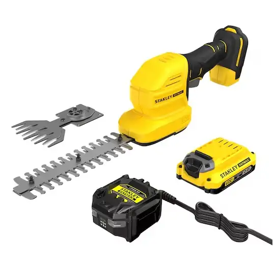 Akumulatorowe nożyce do żywopłotu 2w1 20/10cm, 2AH, 18V FATMAX V20, STANLEY [STCSS20D1-QW]