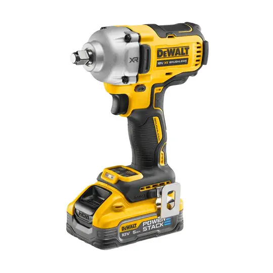 Akumulatorowy klucz udarowy 1/2", 812Nm, 2x5,0 Ah Li-Ion POWERSTACK 18V XR, DeWalt [DCF891H2T-QW]