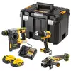 Akumulatorowy zestaw Combo DCD800+DCH273+DCG405, 2x5.0Ah, 18V XR, DEWALT [DCK330P2T-QW]
