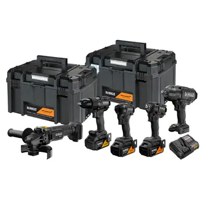 Akumulatorowy zestaw Combo DCD86M + DCF86M + DCF99M + DCF92M + DCG45M, 3x5Ah, 18V XR, DEWALT [DCK5222MP3T-QW] edycja MCLAREN