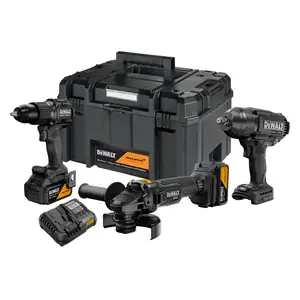Akumulatorowy zestaw Combo DCD86M + DCF99M + DCG45M, 18V, 2x5Ah, XR, DeWalt [DCK3222MP2T-QW] edycja MCLAREN