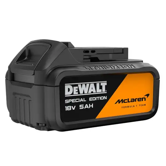 Akumulatorowy zestaw Combo DCD86M + DCF99M + DCG45M, 18V, 2x5Ah, XR, DeWalt [DCK3222MP2T-QW] edycja MCLAREN