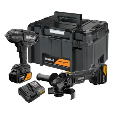 Akumulatorowy zestaw Combo DCF99M + DCG45M, 2x5Ah, 18V XR, DEWALT [DCK2225MP2T-QW] edycja MCLAREN