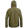 Bluza z kapturem, na suwak, khaki green/black, rozmiar L, FlexiWork [80443104006]