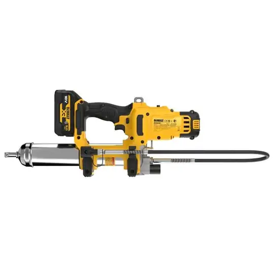 Dwubiegowa akumulatorowa smarownica, 690 bar, 18V XR, DeWALT [DCGG581P1G-QW]