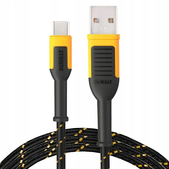 Kabel zasilający USB-A do USB-C, 1,2m DEWALT [EF-DXMA131-1361-DWG]
