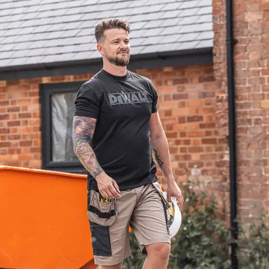 Koszulka T-shirt, czarna, rozmiar XL, Oxide, DEWALT [DWC52-001-XL]