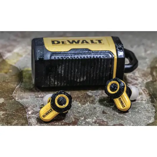 Słuchawki douszne bezprzewodowe, ANC, PRO-X2, DEWALT [EF-DXMA190-2097-DWG]