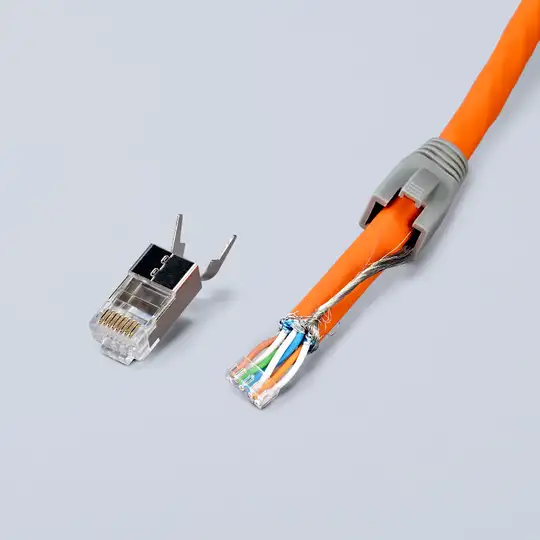 Szczypce do zagniatania złączy typu RJ45, KNIPEX [97 51 13]