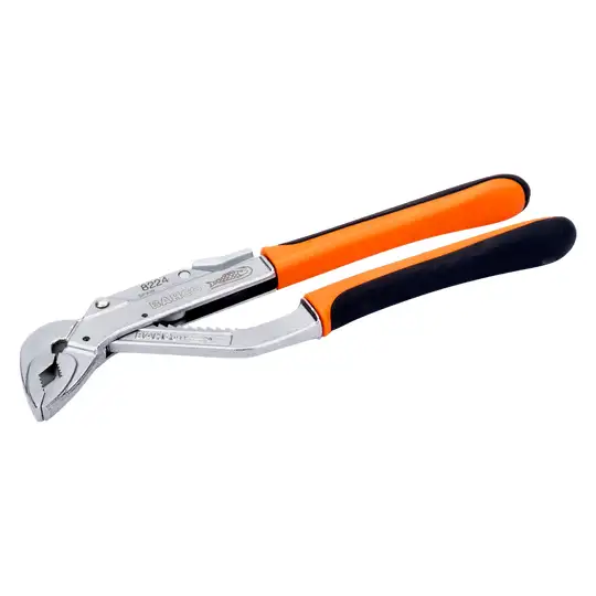Szczypce nastawne 250mm, chromowane, ERGO, BAHCO [8224C]