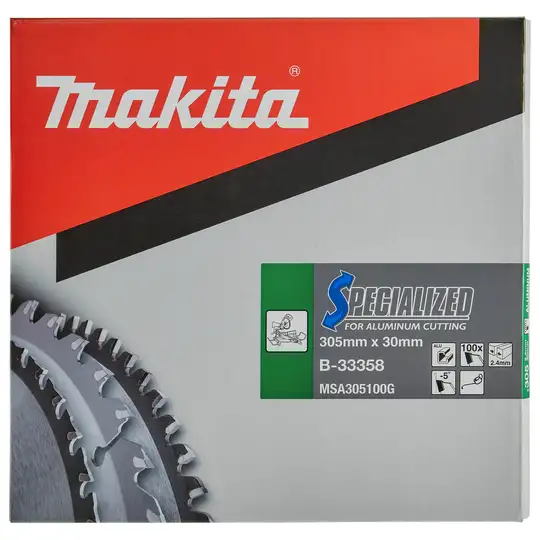 Tarcza tnąca do aluminium 305x30mm 100 zębów, Specialized, Makita [B-33358]