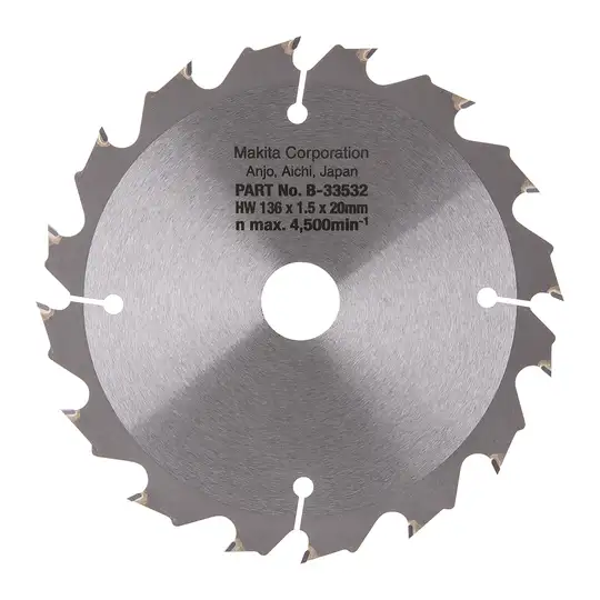 Tarcza tnąca do drewna, 136x20mm, 16 zębów, SPECIALIZED, Makita [B-33532]