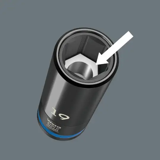 Zestaw do wymiany kół samochodowych, klucz dynamometryczny 1/2'', 40-200Nm, Click-Torque Lock C3 Set 1, WERA [05075790001]