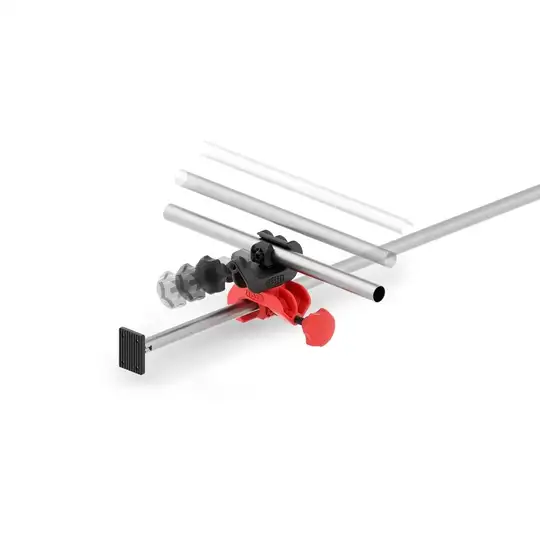 Złącze krzyżowe, zakres 360°, obciążenie 30kg, Bessey [STE-CC-SET]