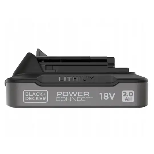 akumulator z wskaźnikiem naładowania 18V / 2,0Ah, Li-Ion, Black+Decker [BDL2018S-XJ]