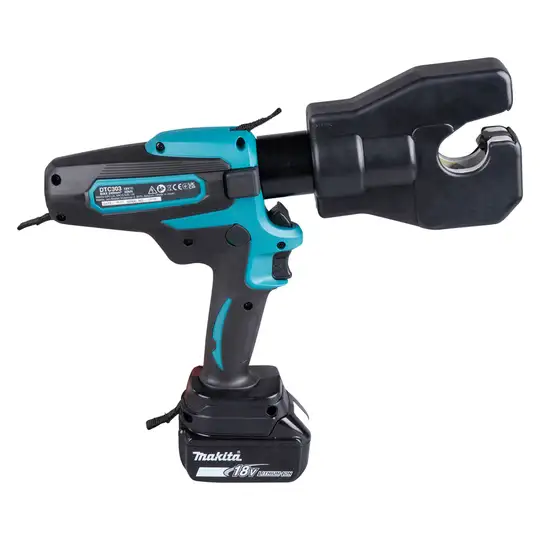 akumulatorowa hydrauliczna prasa do kabli, 31mm, 18V, LXT, Makita [DTC303ZK]