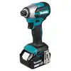 akumulatorowa kompaktowa zakrętarka udarowa, LXT, 1/4'', 18V, Makita [DTD158Z]