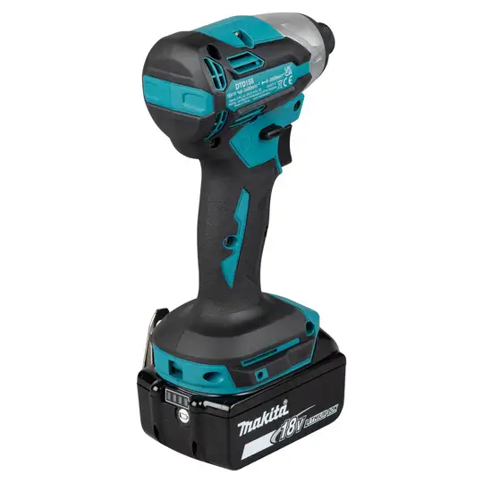 akumulatorowa kompaktowa zakrętarka udarowa, LXT, 1/4'', 18V, Makita [DTD158Z]