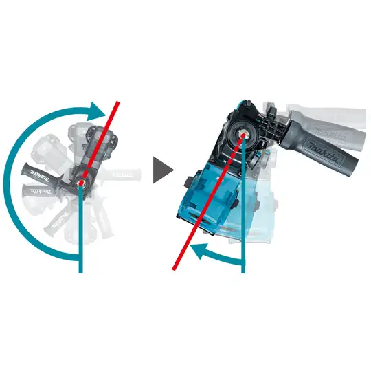 akumulatorowa młotowiertarka SDS+, 3,3J, 40V max XGT, Makita [HR011GZ]