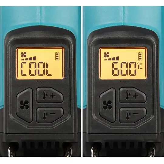 akumulatorowa opalarka do 600° z dyszami, 40V max XGT, Makita [HG001GZ]