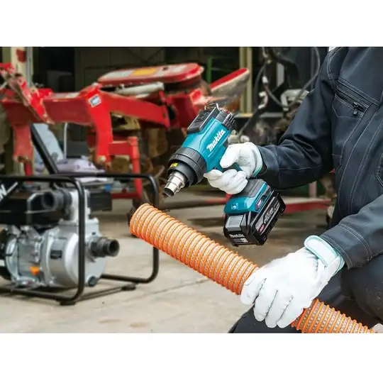 akumulatorowa opalarka do 600° z dyszami, 40V max XGT, Makita [HG001GZ]