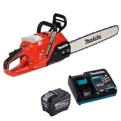 akumulatorowa pilarka łańcuchowa 50cm, 40V max XGT, Makita [UC030GE103] 8,0Ah, czerwona