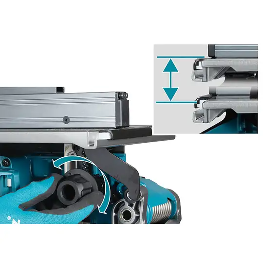 akumulatorowa pilarka stołowa/ukośnica, 260/30mm, AWS, 40V MAX, XGT, Makita [LH001GZ]