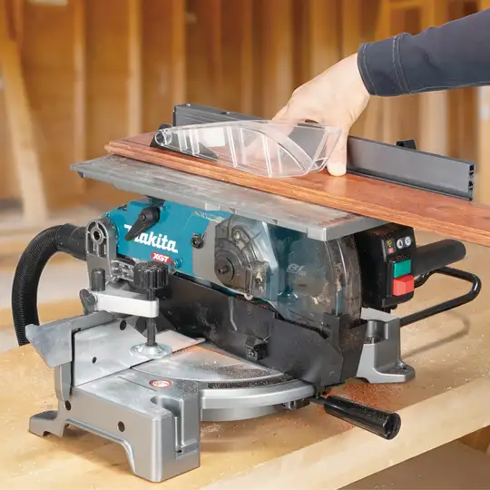 akumulatorowa pilarka stołowa/ukośnica, 260/30mm, AWS, 40V MAX, XGT, Makita [LH001GZ]
