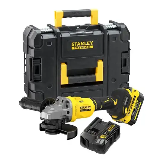 akumulatorowa szlifierka kątowa 125mm, 18V, FATMAX V20, Stanley [SFMCG710M1T-QW] 4,0Ah