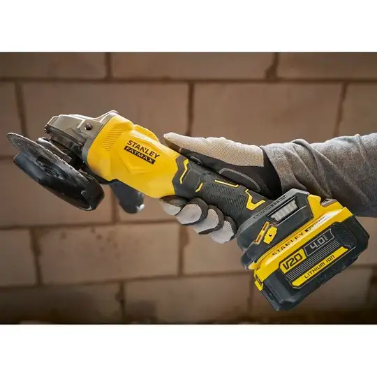 akumulatorowa szlifierka kątowa 125mm, 18V, FATMAX V20, Stanley [SFMCG710M1T-QW] 4,0Ah
