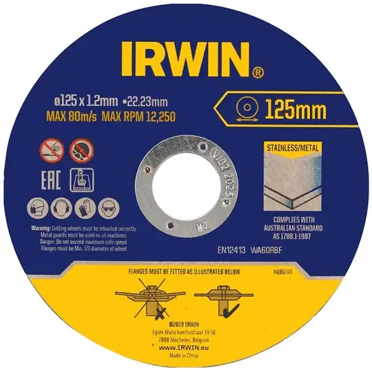 akumulatorowa szlifierka kątowa 125mm, 18V, FATMAX V20, Stanley [SFMCG710M1T-QW-IW8082106] 4,0Ah + 10szt. tarcz do metalu