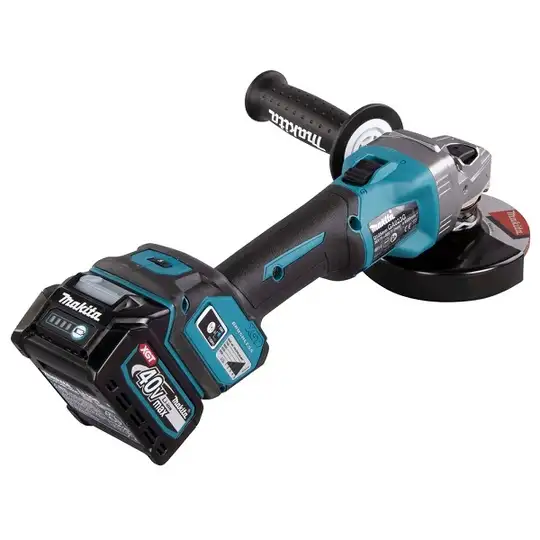 akumulatorowa szlifierka kątowa 125mm, 40V max Li-Ion, serii XGT, 2 x 4,0 Ah, Makita [GA023GM201]