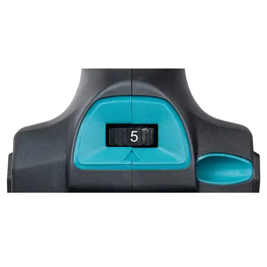 akumulatorowa szlifierka prosta, 40V max XGT, 6mm, Makita [GD002GM201] 2x4,0Ah, włącznik łopatkowy