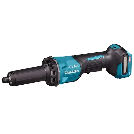 akumulatorowa szlifierka prosta, 40V max XGT, 6mm, Makita [GD002GZ] włącznik łopatkowy
