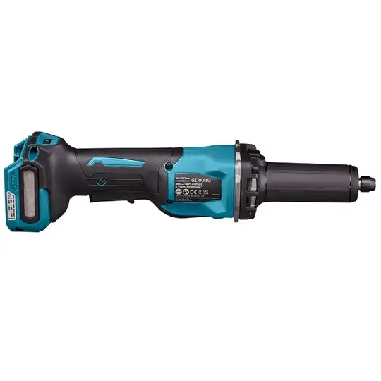 akumulatorowa szlifierka prosta, 40V max XGT, 6mm, Makita [GD002GZ] włącznik łopatkowy