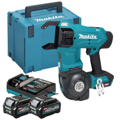 akumulatorowa wiązarka do prętów zbrojeniowych 40V max XGT Makita [TR001GD203] 2x2,5Ah