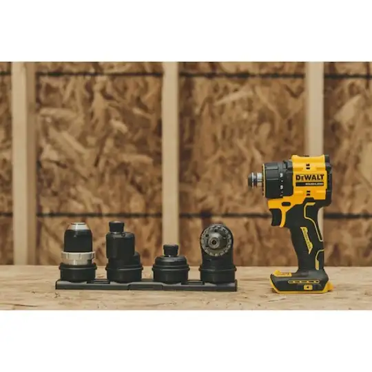 akumulatorowa wiertarko-wkrętarka z 4 wymiennymi głowicami, 18V XR, 73Nm, DeWALT [DCD803NT-XJ]