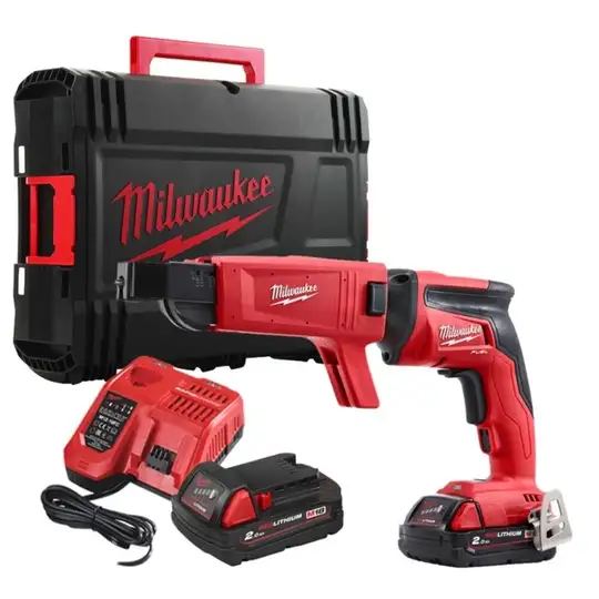 akumulatorowa wkrętarka do płyt G-K, 18V, 2x2,0Ah, M18 FUEL, M18 FSGC-202X, Milwaukee [4933459199]
