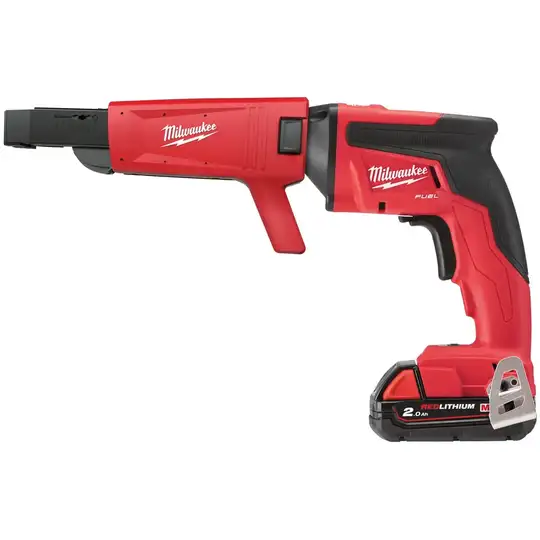 akumulatorowa wkrętarka do płyt G-K, 18V, 2x2,0Ah, M18 FUEL, M18 FSGC-202X, Milwaukee [4933459199]